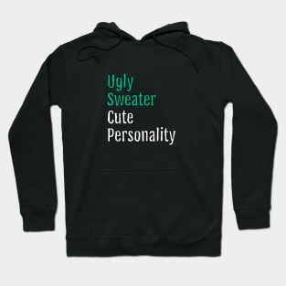 Ugly Sweater, Cute Personality - Christmas Charm (Black Edition) Hoodie